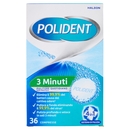 Polident Pulitore Quotidiano 3 Minuti Igiene della Protesi Dentale Pulizia Profonda 36 Compresse